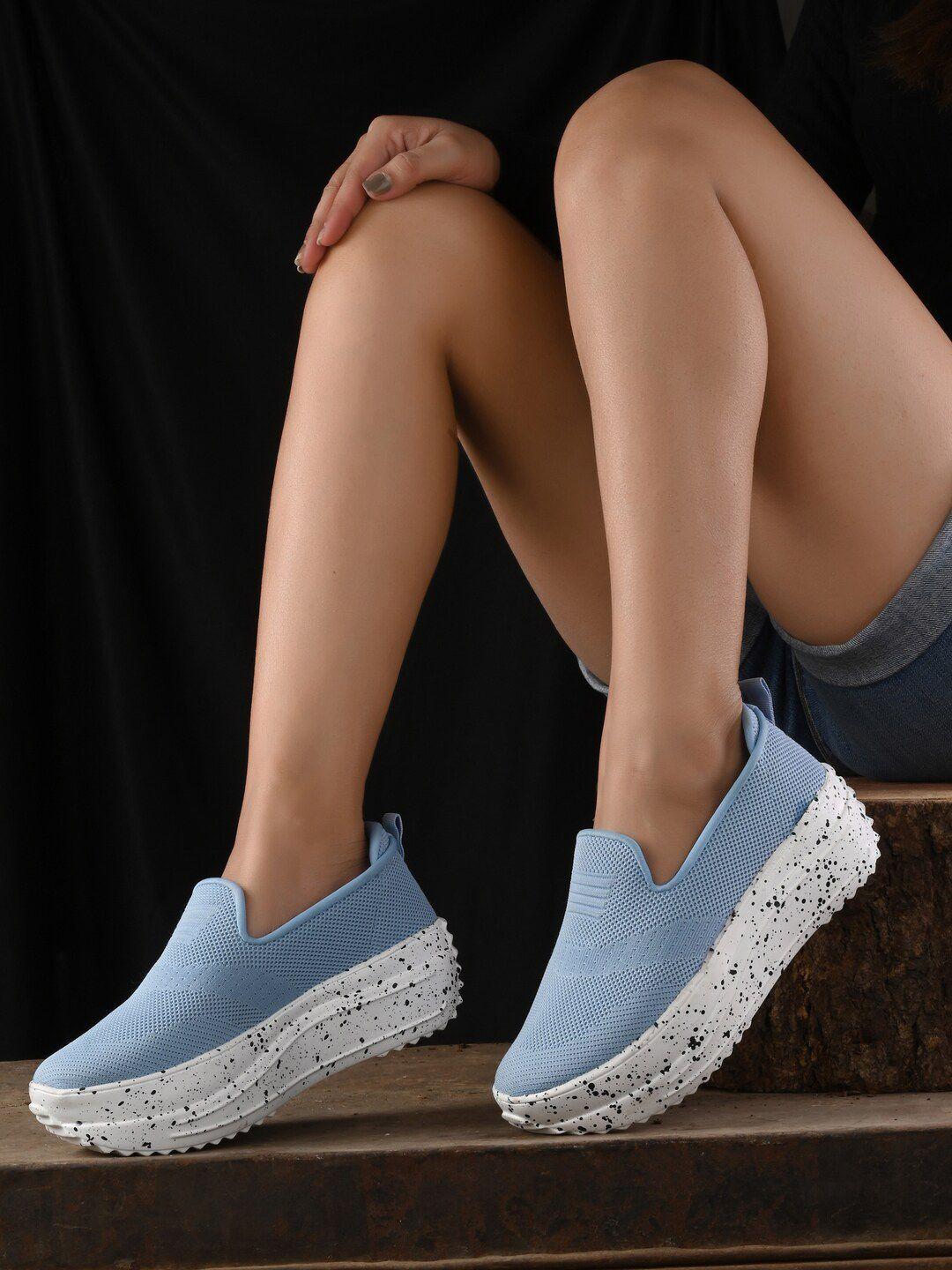 layasa women woven design slip-on sneakers