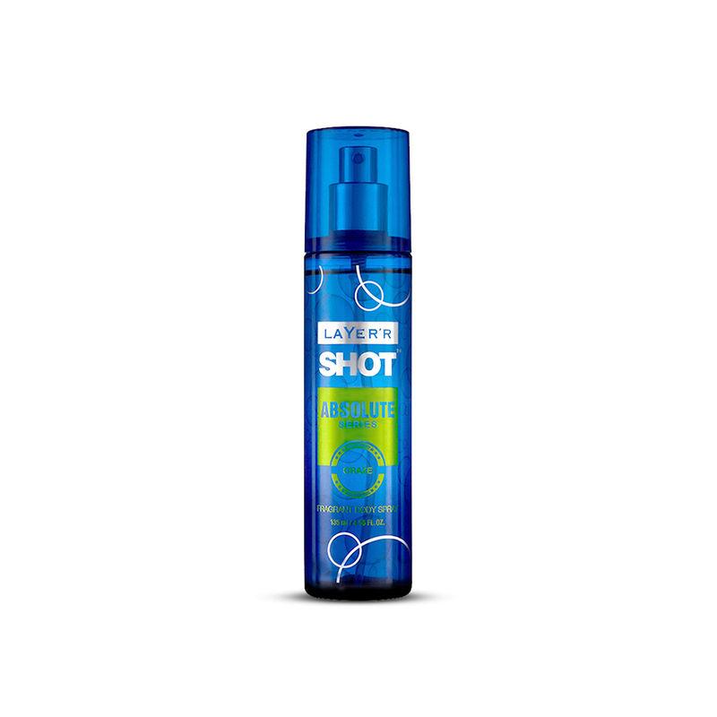 layer'r shot absolute series craze body spray