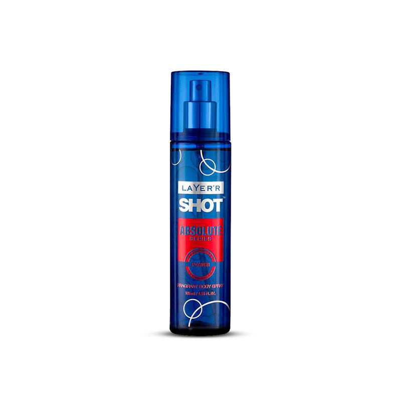 layer'r shot absolute series power body spray