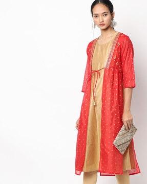 layered a-line kurta