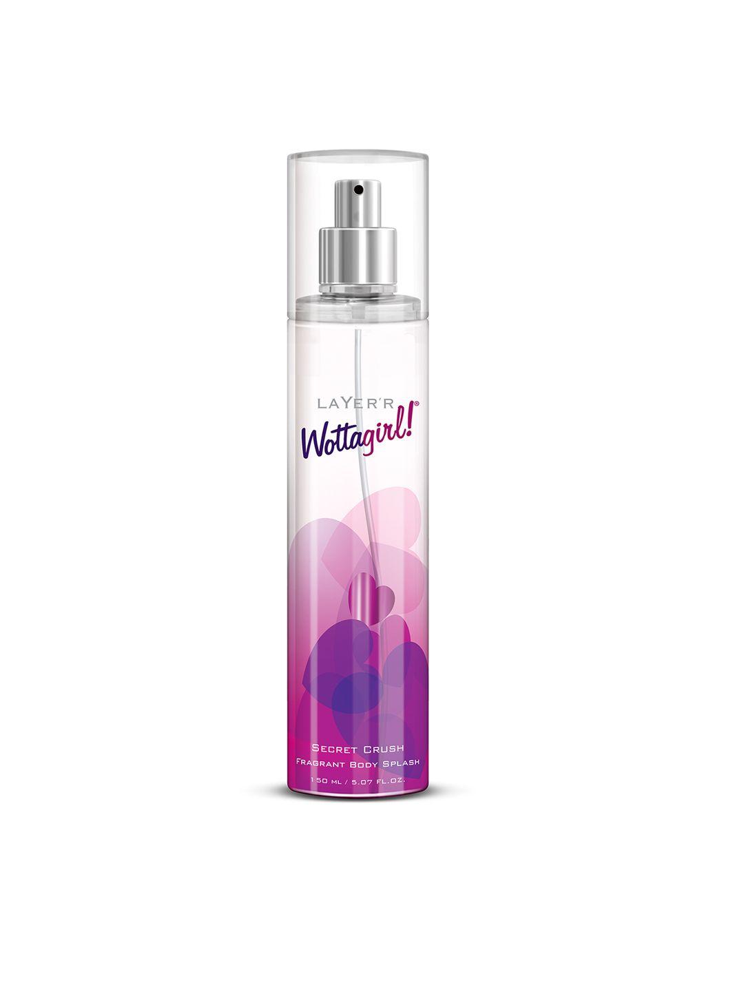 layerr women wottagirl secret crush fragrant body splash - 150 ml
