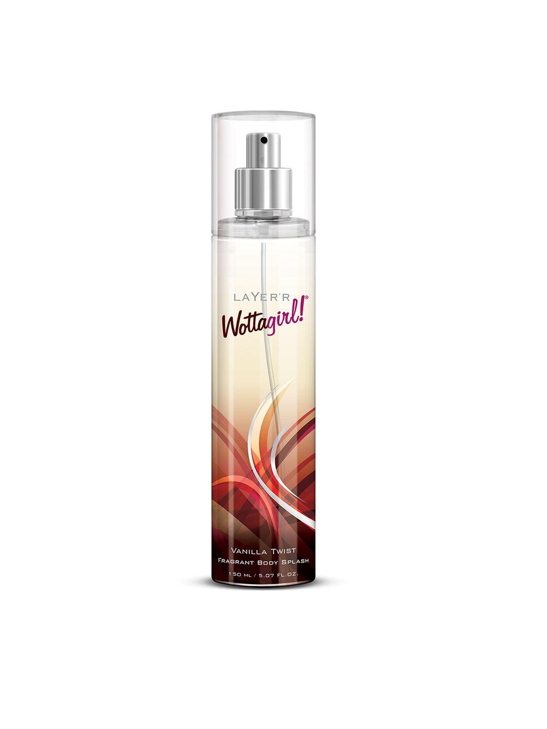 layerr women wottagirl vanilla twist fragrant body splash - 150 ml