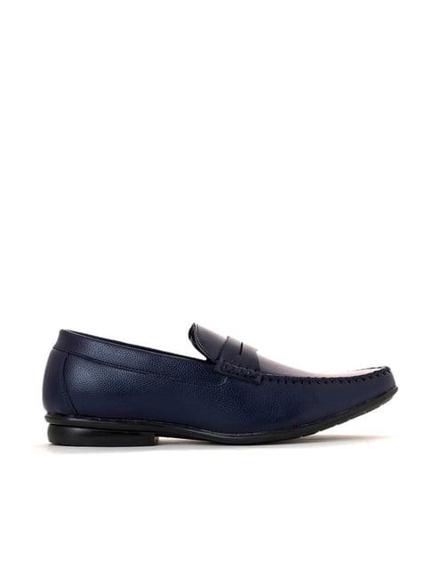 lazard by khadims men's navy formal loafers