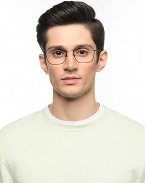 lb e16050 men full-rim geometric frames