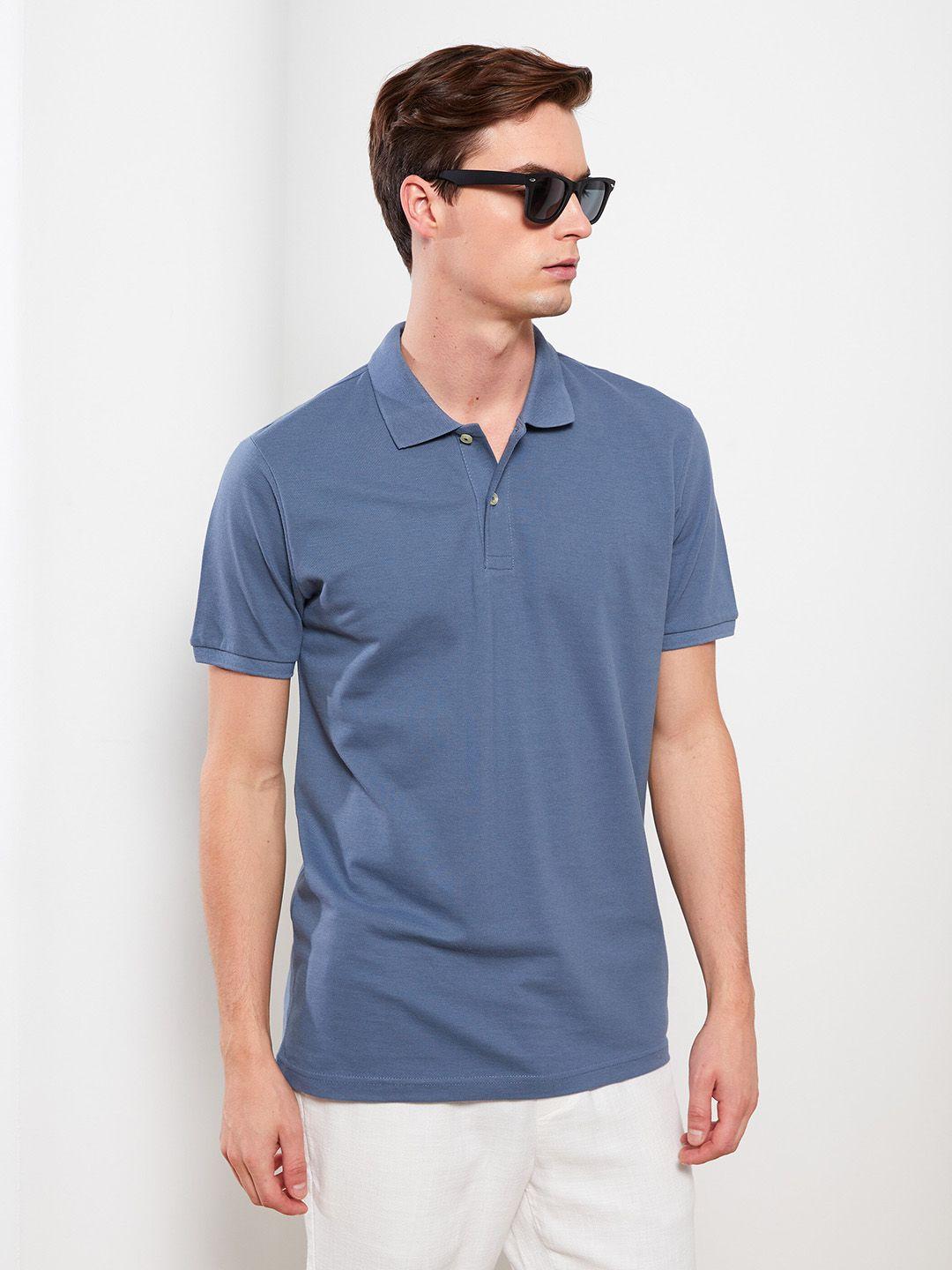 lc waikiki polo collar pure cotton slim fit t-shirt