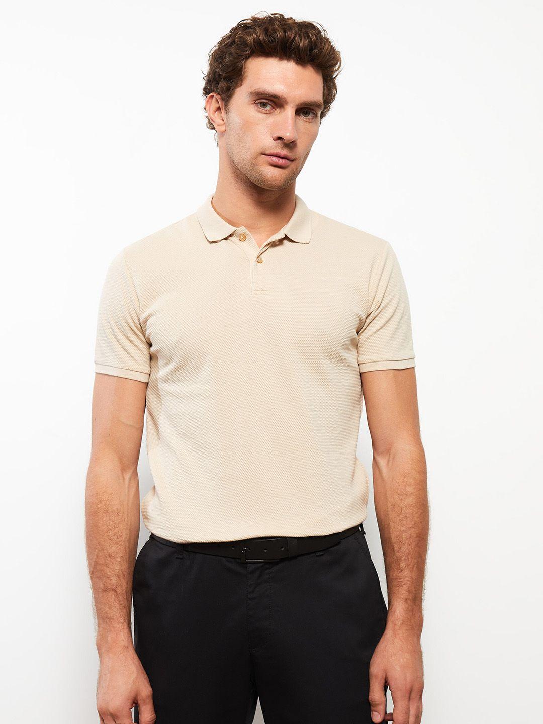 lc waikiki polo collar pure cotton slim fit t-shirt