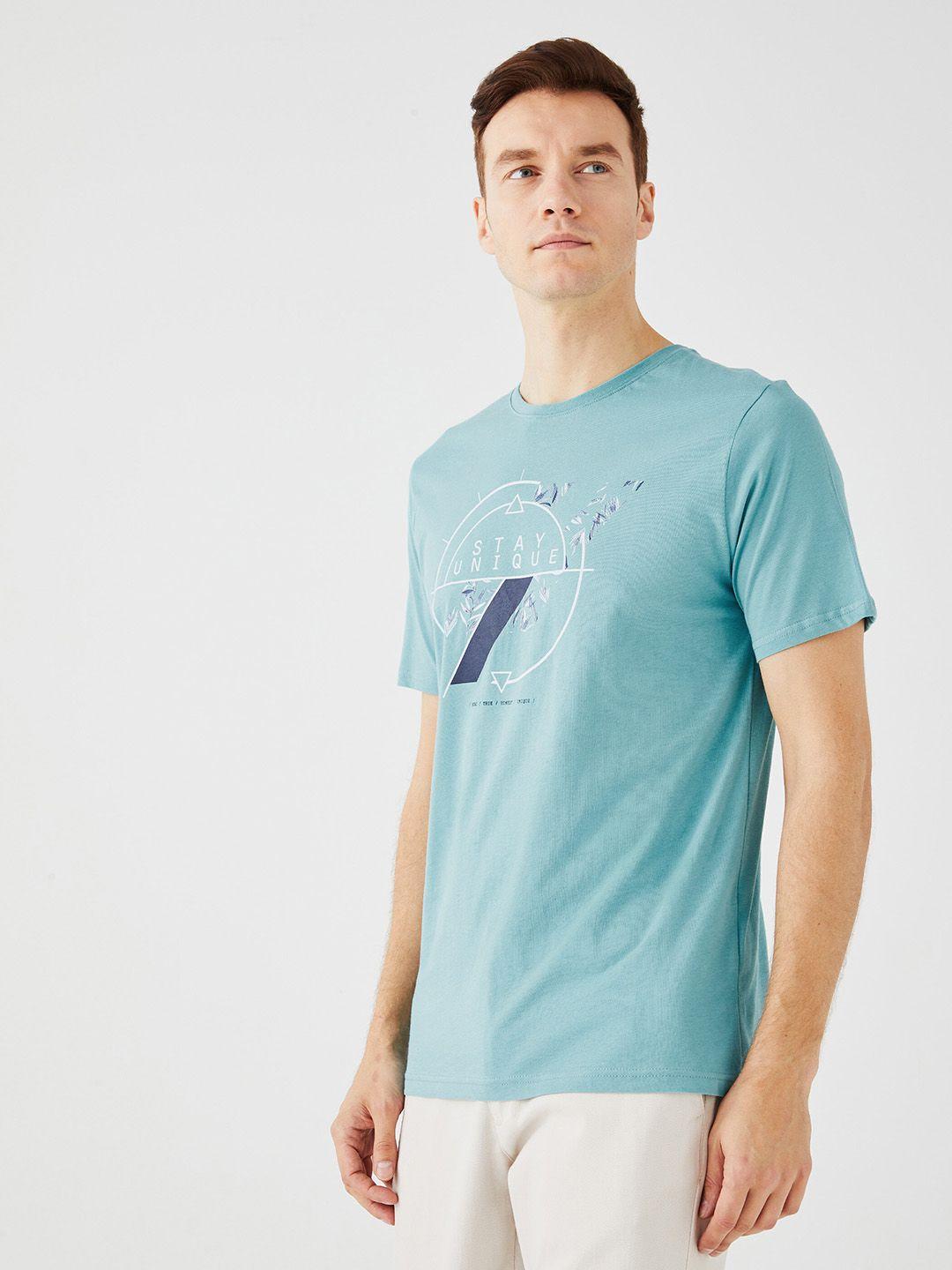 lc waikiki typography printed pure cotton t-shirt