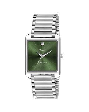 ld-g057-grn-ch analogue watch with deployant clasp