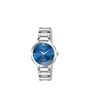 ld-l158-blu analogue watch with stainless steel strap