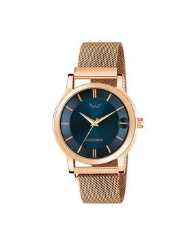 ld-rg067-blu-ch round dial analogue watch