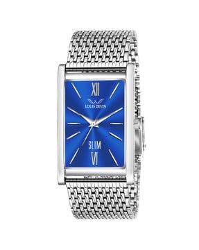 ld-wt052-blu-ch rectangle shape analogue watch