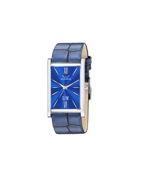 ld-wt052-blue rectangle shape analogue watch