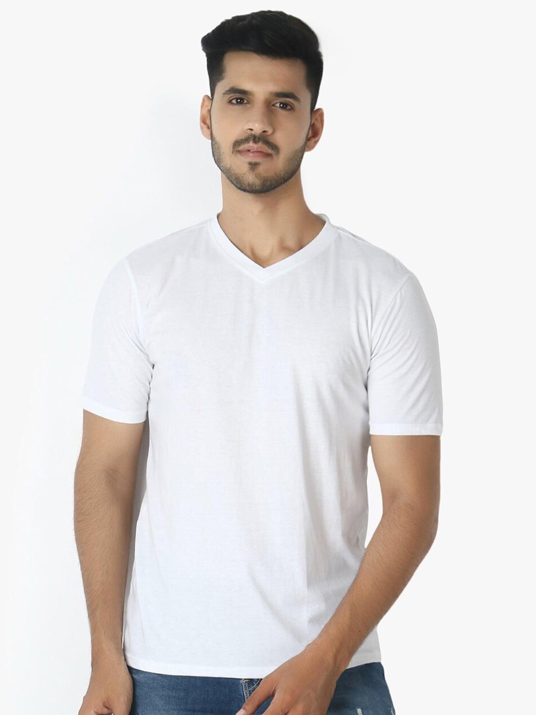 le bourgeois men v-neck pure cotton t-shirt