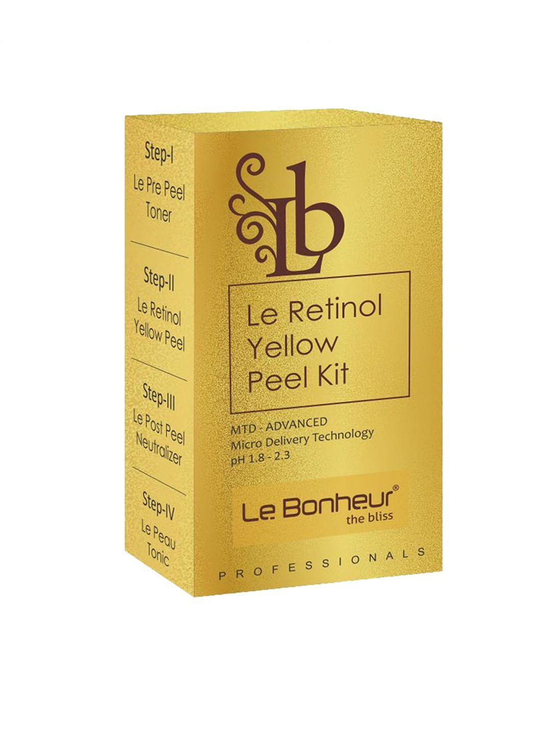 le bonheur yellow retinol peel kit