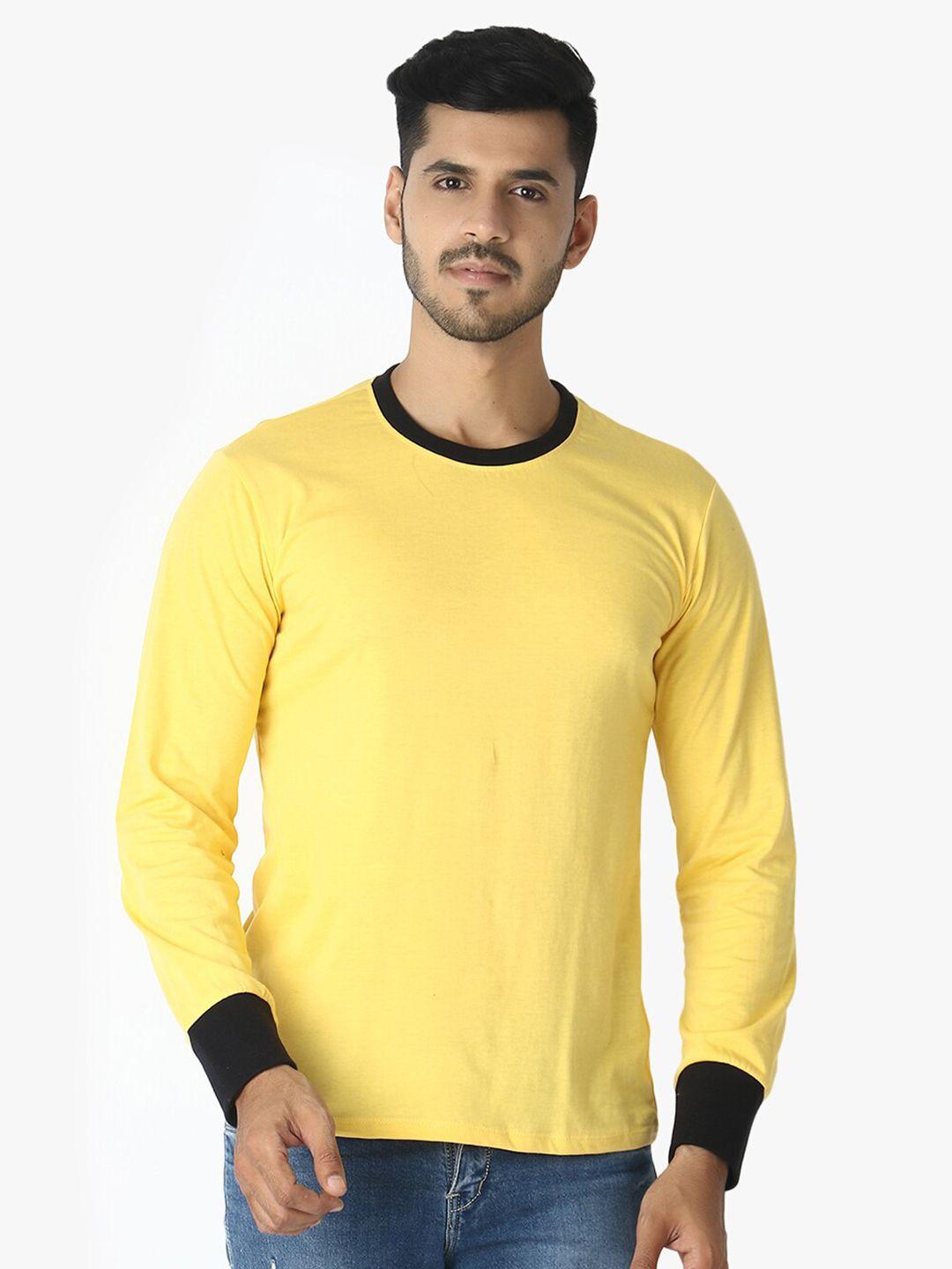 le bourgeois men round neck cotton t-shirt