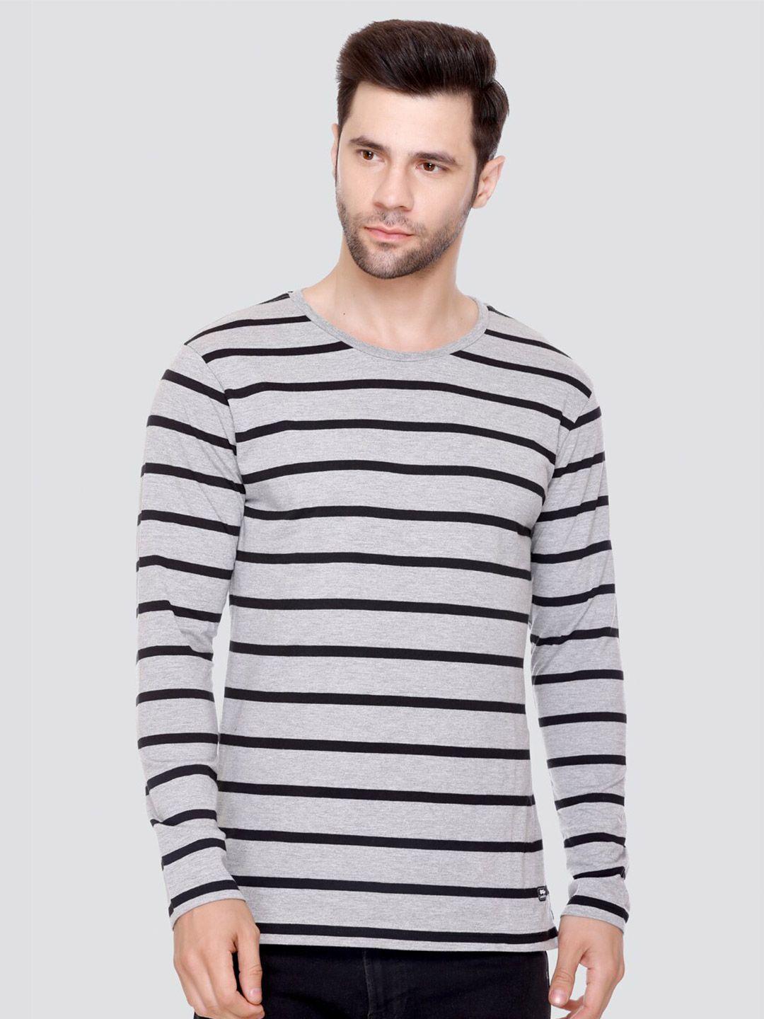 lead & ride striped cotton t-shirt