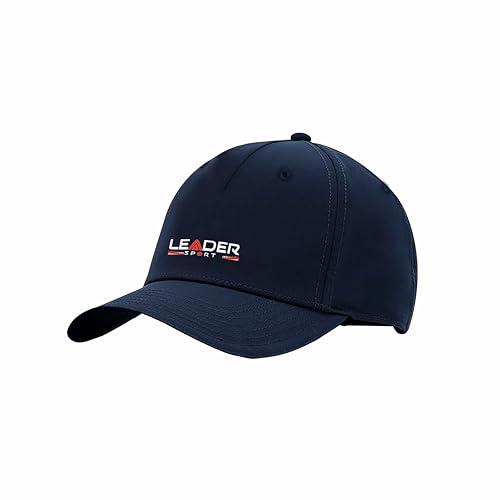 leader sportz head caps for unisex men and women caps with adjustable strap | sports cap for all summer | unisex men's & women's caps (blue/oragne)