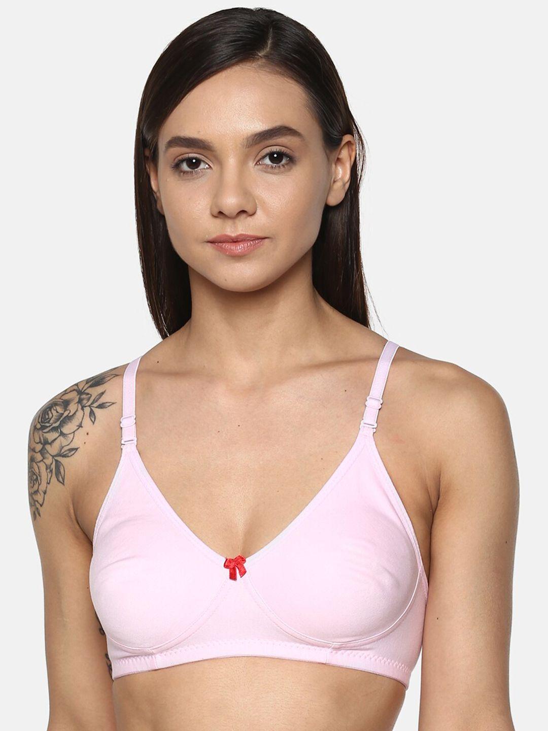 leading lady cotton non padded full coverage t-shirt bra