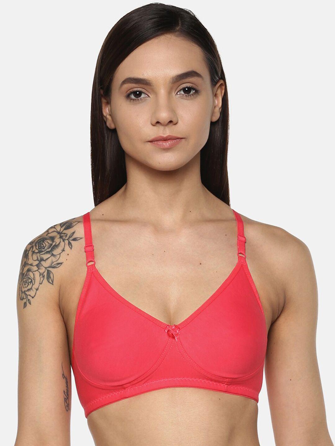 leading lady cotton non padded full coverage t-shirt bra