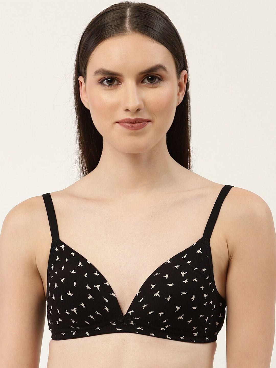 leading lady graphic cotton lightly padded bra