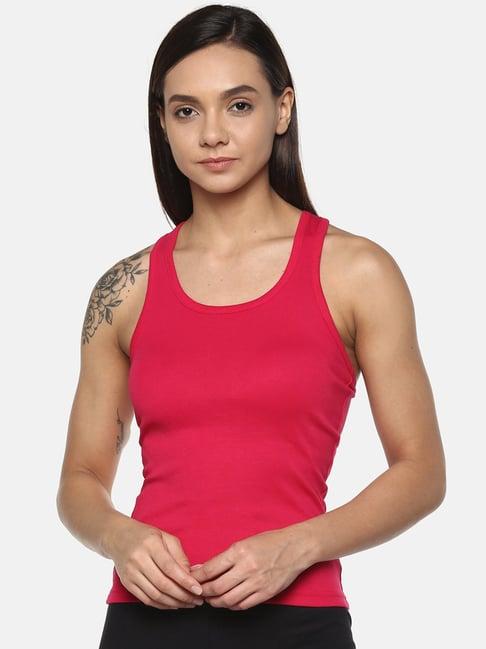 leading lady magenta cotton non-padded camisole