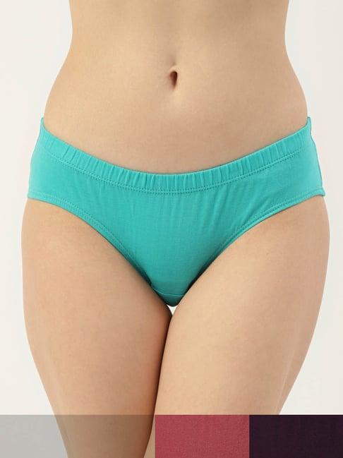 leading lady multicolor hipster panty (pack of 3)