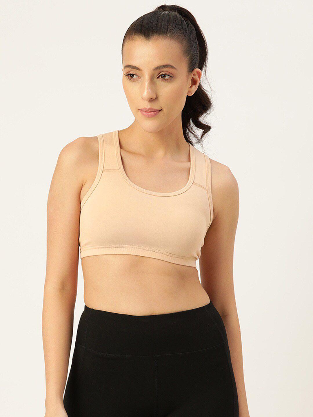 leading lady non wired non padded full coverage workout bra