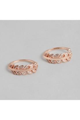 leafy rose gold 925 sterling silver toe ring