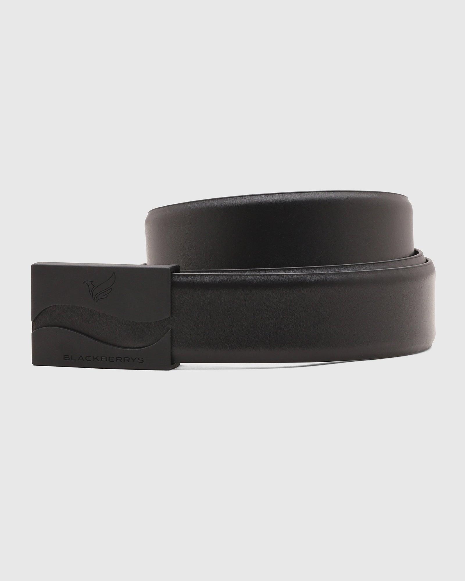 leather belt in black (santiago)
