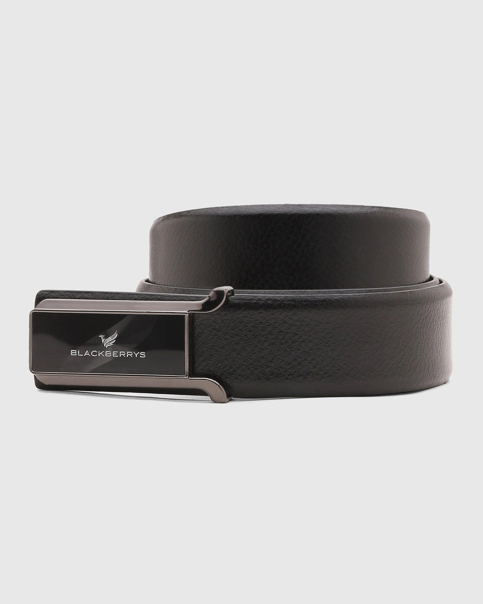 leather belt in black (steve)