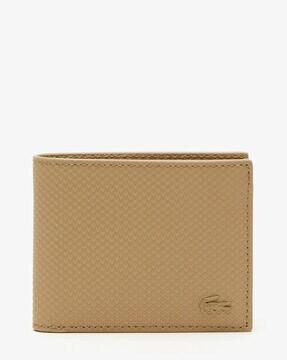 leather bi-fold 3 card wallet
