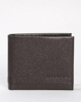 leather bi-fold wallet