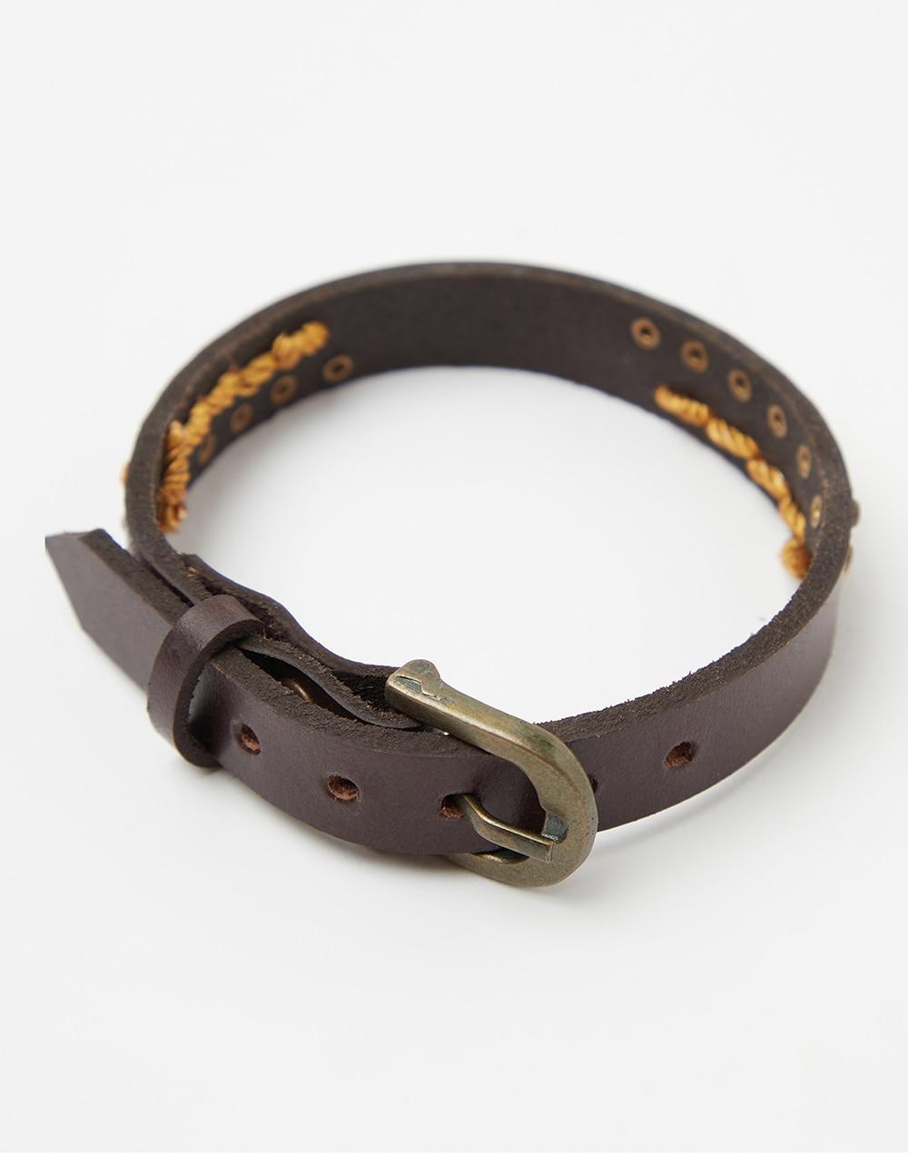 leather brown bracelet