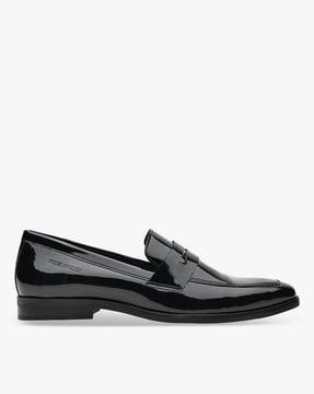 leather dress loafers