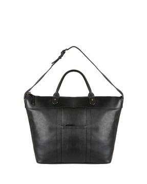 leather duffle bag with adjustable strap