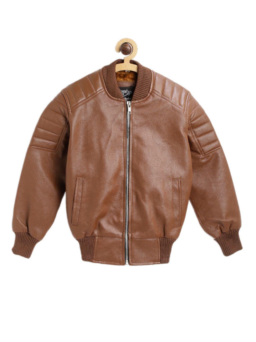 leather retail boys lightweight bomber jacket