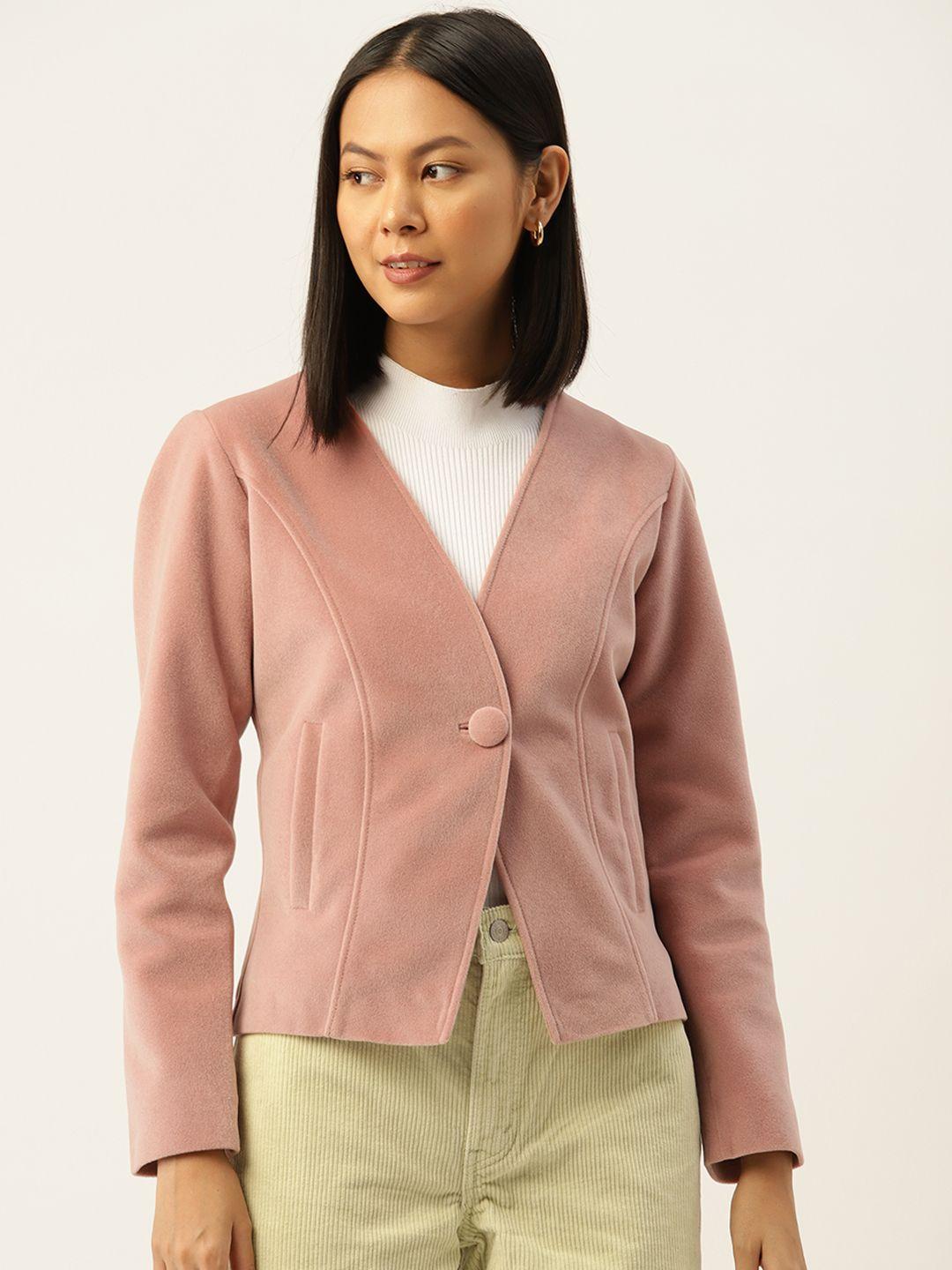 leather retail women lightweight tailored velvet jacket