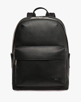 leather ribbon backpack
