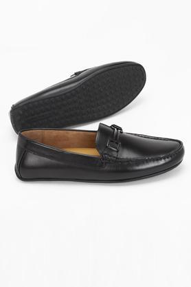 leather slipon mainline men's loafers