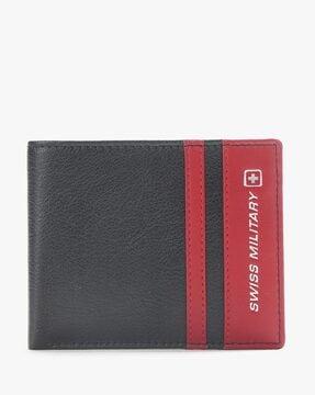 leather bi-fold wallet