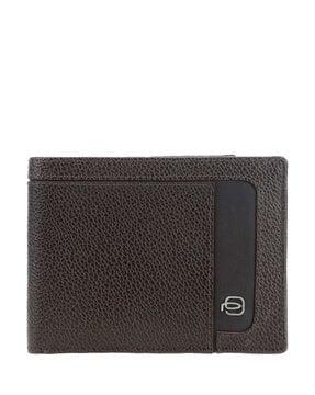 leather bi-fold wallet