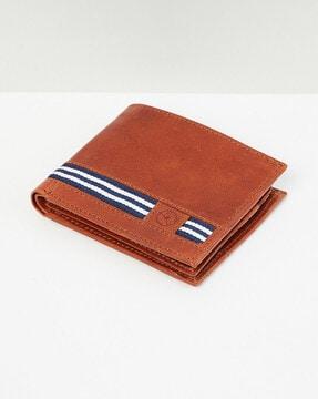 leather bi-fold wallet