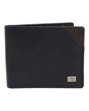 leather bi-fold wallet