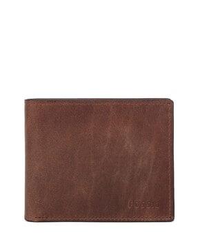 leather bi-fold wallet