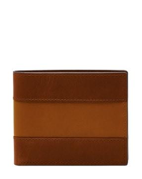 leather bi-fold wallet