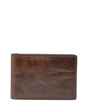 leather bi-fold wallet