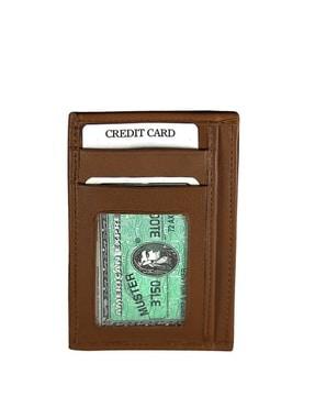 leather card holder