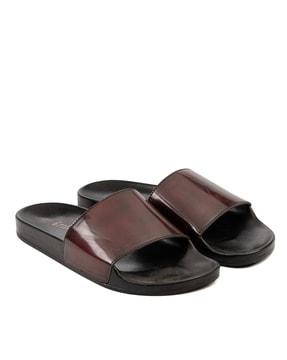 leather flip flops & slippers