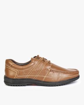 leather lace-up formal shoes