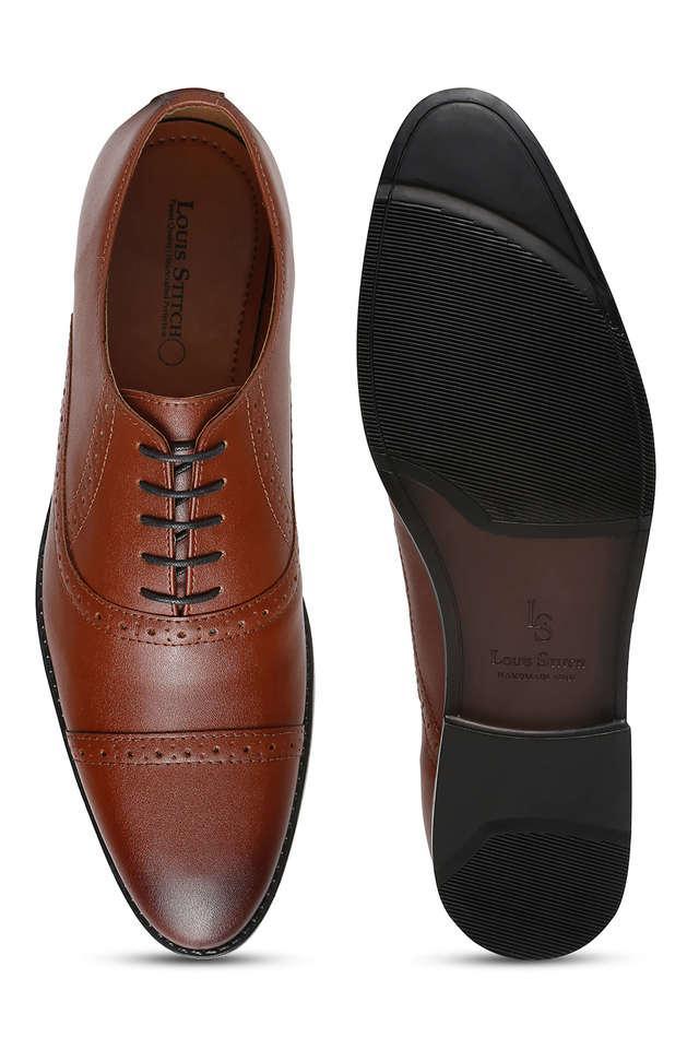 leather lace up mens formal shoes